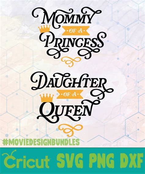 174 Mommy Of A Princess Svg Svg Png Eps Dxf File