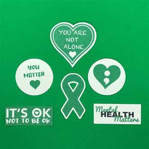 Mental Health Awareness Stickers Etsy