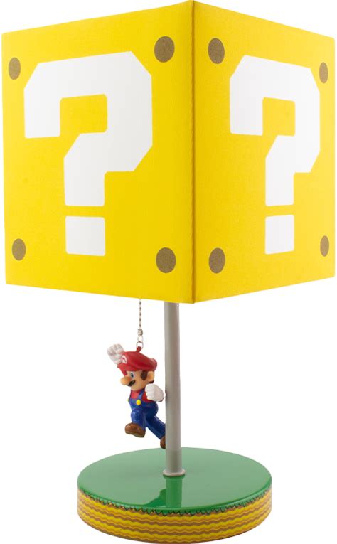 Lamp Nintendo Super Mario Bros Block With Mario Chez Rhox Geek