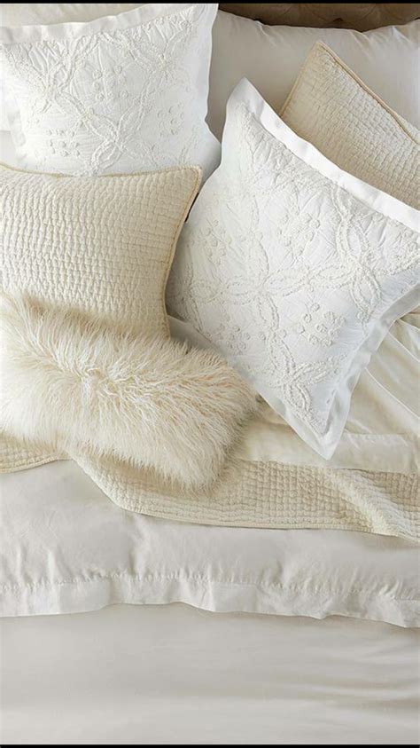 Texture Bed Pillows Linen Bedding Throw Pillows