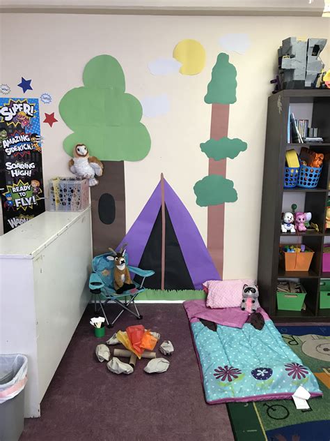 DIY Preschool Classroom Camping Day | Diy preschool, Preschool classroom, Preschool
