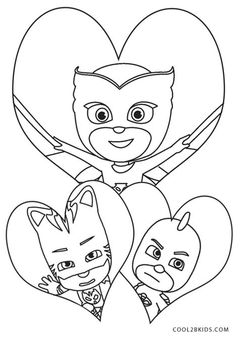 Free Printable Pj Masks Coloring Pages For Kids