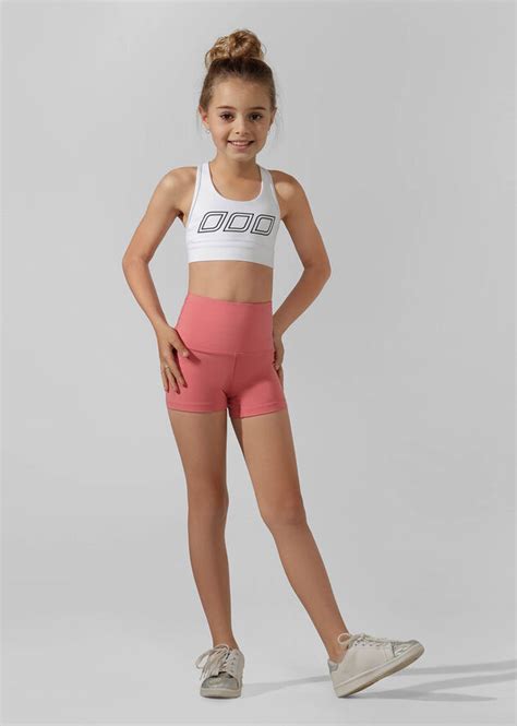 Fit N Fierce Short Tight Tween Pink Lorna Jane Au