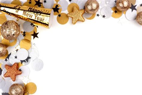 New Years Eve Party Noisemaker Border Stock Photos Pictures And Royalty