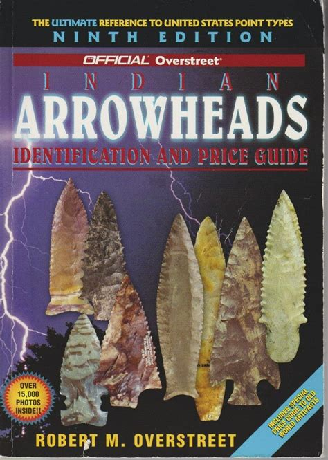 For Auction Book Overstreet Indian Arrowheads Identification And 0337