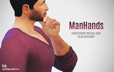 My Sims 4 Blog Larger Hands For Males Accessory By Lumialover Sims