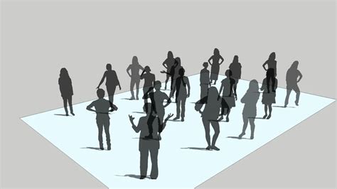 People Silhouette 3d Warehouse