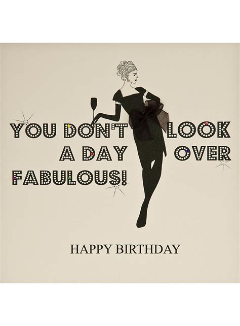Five Dollar Shake You Dont Look A Day Over Fabulous Birthday Card Fabulous Birthday 60th