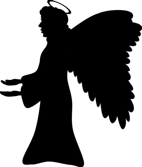 Silhouetteangeljoint Png Clipart Royalty Free Svg Png