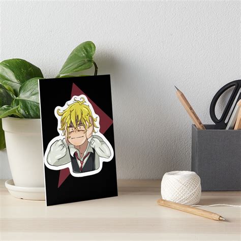 Meliodas Sate Sate Sate Art Board Print For Sale By Summersspace