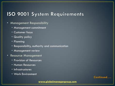 Ppt Ppt Presentation On Iso 9001 Requirements Powerpoint Presentation