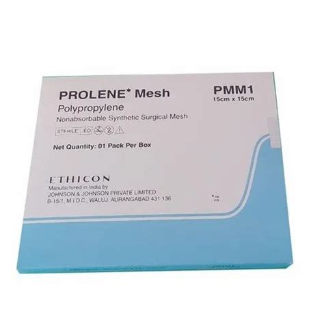 Ethicon Prolene Mesh Polypropylene Non Absorbable Synthetic Surgical