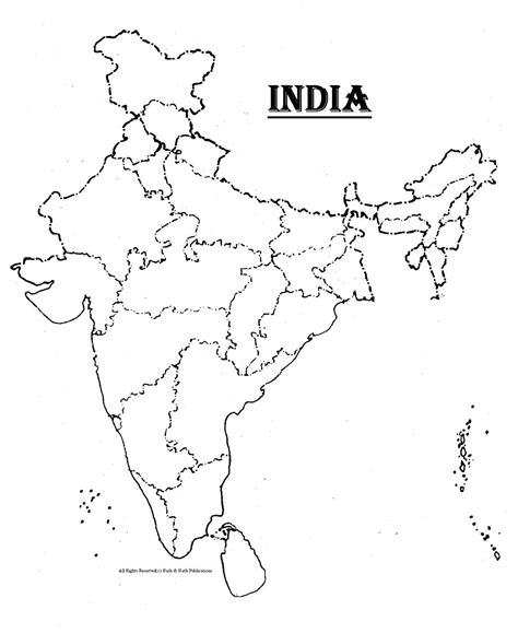 Free India Map Coloring Page Download Free India Map Coloring Page Png