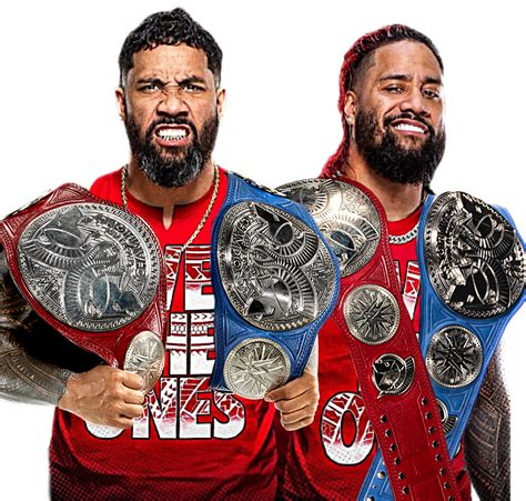 The Usos Wwe Tag Team Champions Custom Png By Decentrenderz On Deviantart