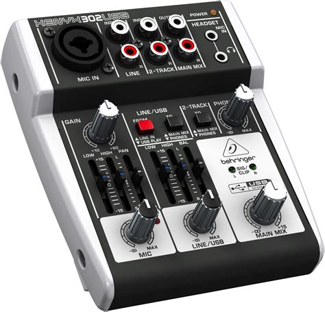 Behringer 302usb Usb Audio Mixer And Interface Zzounds