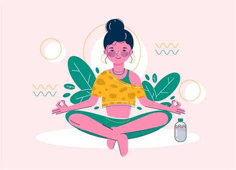 free mental wellbeing illustration ai
