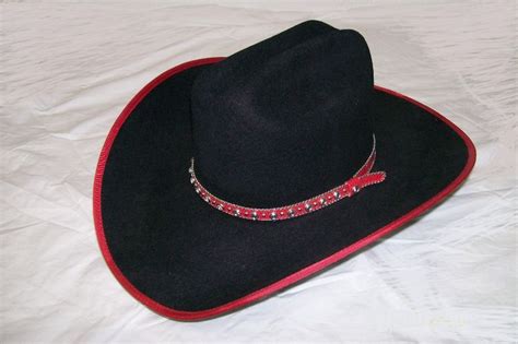 Petes Town Western Wear Red Cowboy Hat Cowboy Hats Black And Red