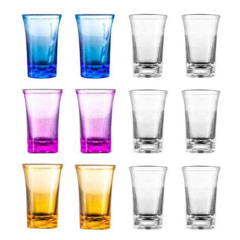 Cheap Set Of 6 Shot Glasses Bar Tumblers Shot Vodka Party T Drinking
