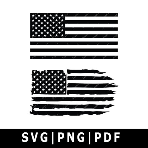American Flag SVG PNG PDF Cricut Silhouette Cricut svg | Etsy