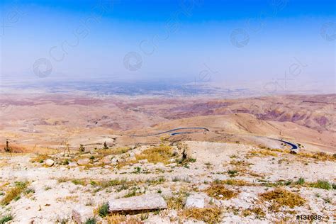The Promised Land From Mount Nebo Jordan Stock Photo Crushpixel