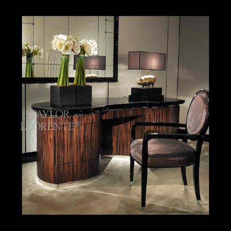We even provide patio sets and outdoor accessories to furnish the deck or porch at the same time as you update your interior. MACASSAR EBONY DESK Luxury Office Collections | TAYLOR ...