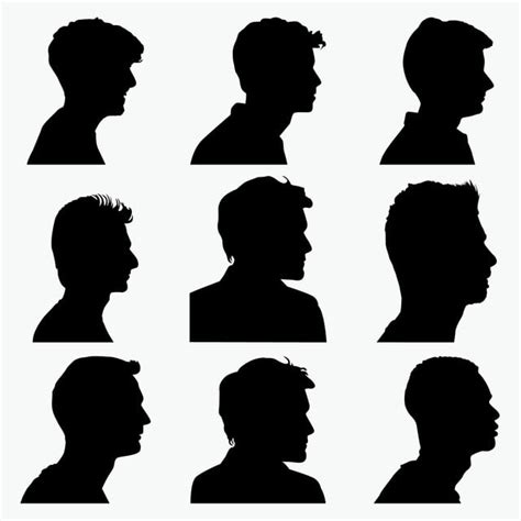 Man Face Profile Silhouette Png Transparent Man Face Silhouettes Man