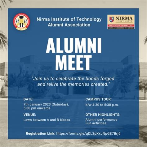 Invitation Alumni Meet Institute Of Technology