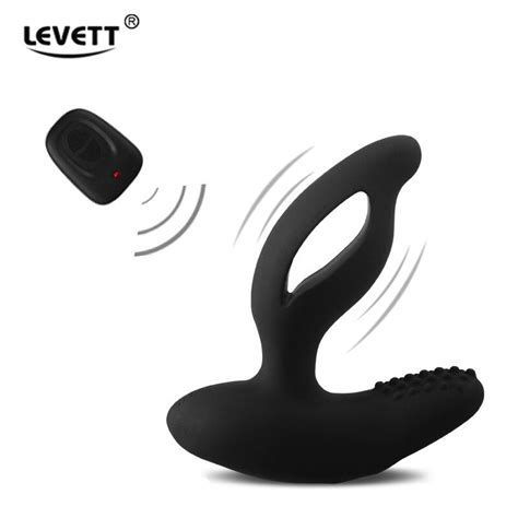 Levett Remote Control Prostate Massager Anal Plug Vibrator Stimulation Male Masturbation Adult