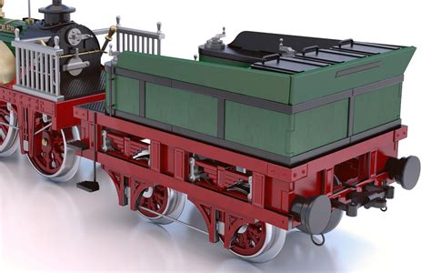 Occre Adler Steam Train Locomotive 124 Scale Wood And Metal Model Kit