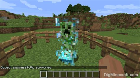 How To Summon A Charged Creeper In Minecraft Game Commands And Cheats Creepers Minecraft