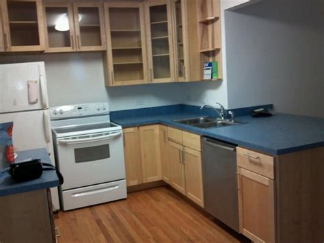 Wood species in all finishes will exhibit color change when exposed to different types of light. Kitchen in blonde wood | Kitchen cabinets, Blonde wood ...