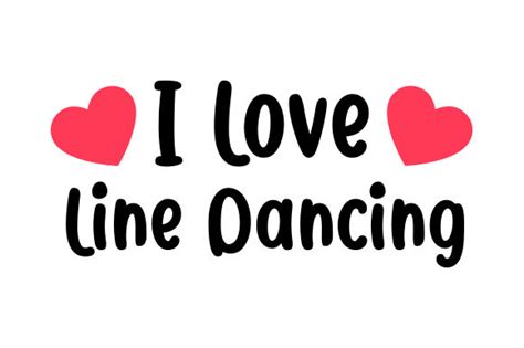 I Love Line Dancing Svg Cut File By Creative Fabrica Crafts · Creative