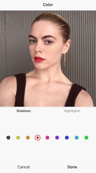 Red Filter Technique For Instagram Instagram Selfie Hack Marie Claire