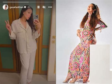 gauahar khan loses 10 kgs weight post partum shares update on social media