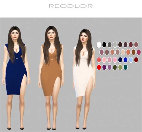 Glamorous Dress At Simply Simming Sims 4 Updates