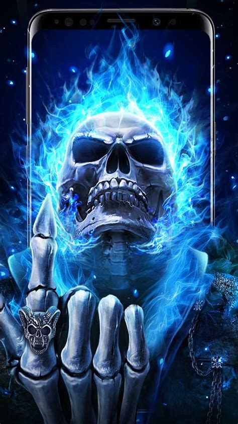 Share More Than 58 Blue Skeleton Wallpaper Best Incdgdbentre