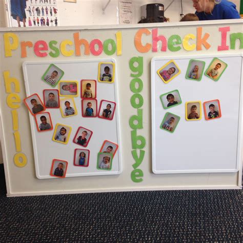 Take A Look At This Preschool Classrooms Sign In And Sign Out Board