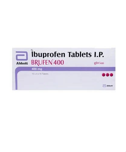 Ibuprofen Tablets Bp 400 Mg At Rs 21strip Ibuprofen And Paracetamol Tablets In Surat Id