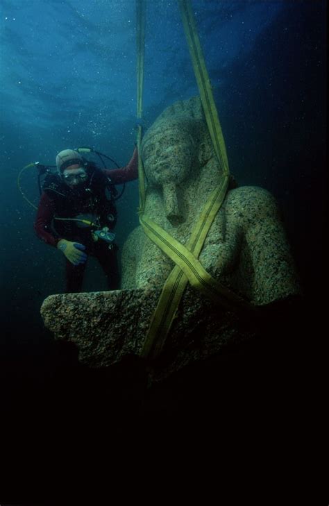 Heracleion Photos Lost Egyptian City Artifacts Unearthed After 1200
