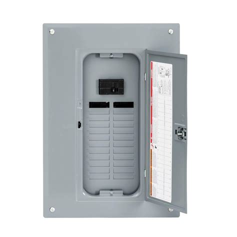 Get square d homeline 100 amp panel wiring diagram download collections of shop circuit breakers breaker boxes fuses at lowes. Square D QO 100 Amp 24-Space 24-Circuit Indoor Main ...