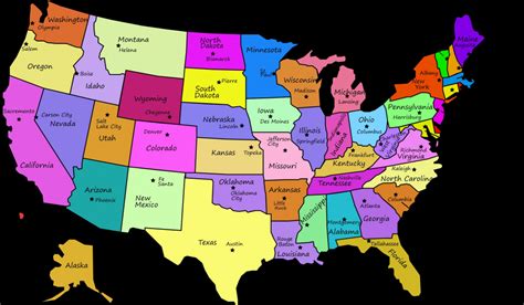 Blank Map Of The United States Labeled Printable United States Map