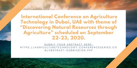 Th International Conference On Agriculture Technology
