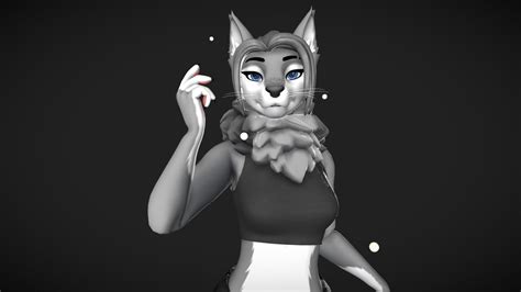 Fem Canine ~ Vr And Vtuber Avatar 3d Model By Julia Winterpaw