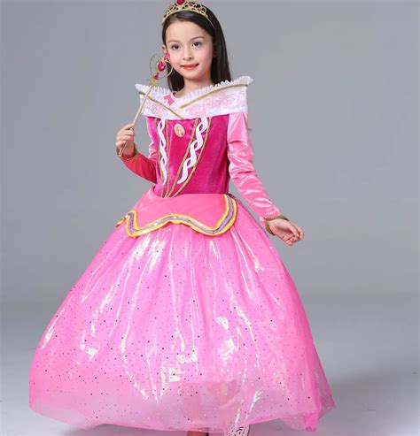 New Baby Girls Dress Cinderella Dresses Children Sleeping Beauty