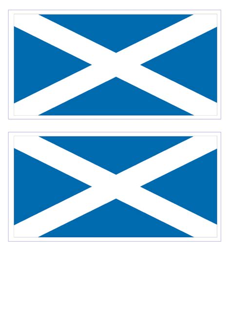 Scotland Flag Templates At