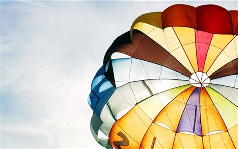 Wallpaper Parachute Colorful Sky 1920x1200 Hd Picture Image