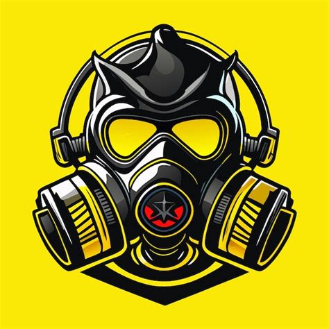 Premium Vector Gas Mask Sports Mascot Gaming Logo
