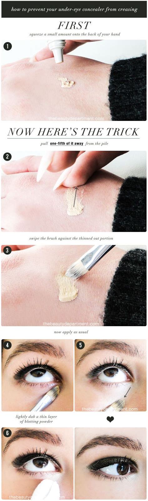 Prevent Creases In Your Under Eye Concealer With This Easy Eye Makeup