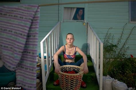 Photo Series Introduces Rag Tag Misfits Of California Trailer Park Daily Mail Online