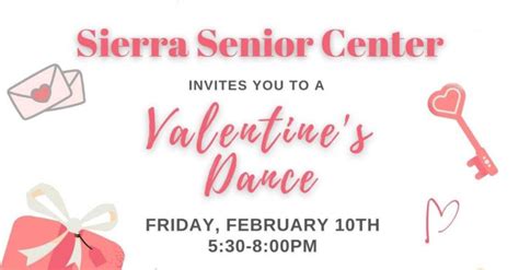 Valentines Day Dinner Dance At The Sierra Senior Center